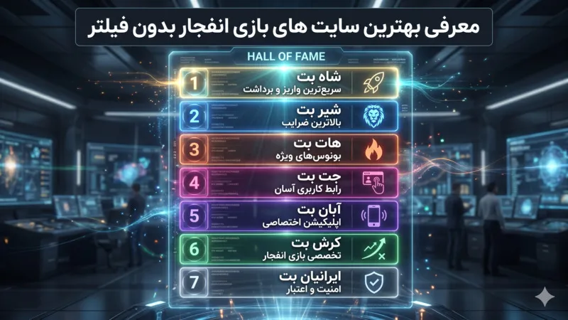 معرفی بهترین سایت های بازی انفجار بدون فیلتر