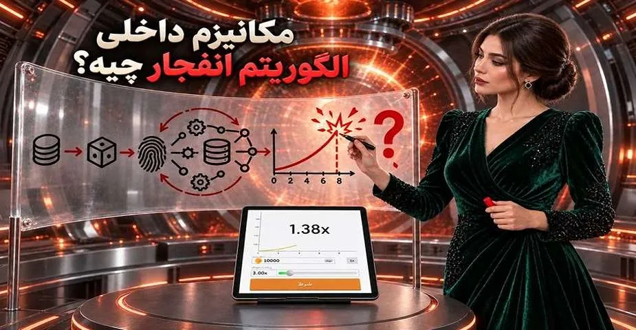 مکانیزم الگوریتم بازی انفجار